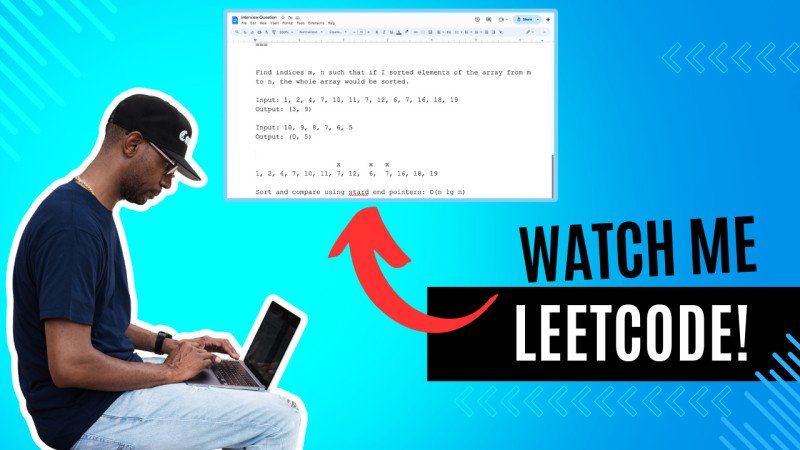 Solving a Coding Interview Question in Real Time